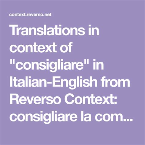 context reverso italian